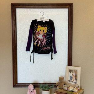 Lalaloopsy EUC 2012 Double Sleeve Tee with Side Ruching Size 5
